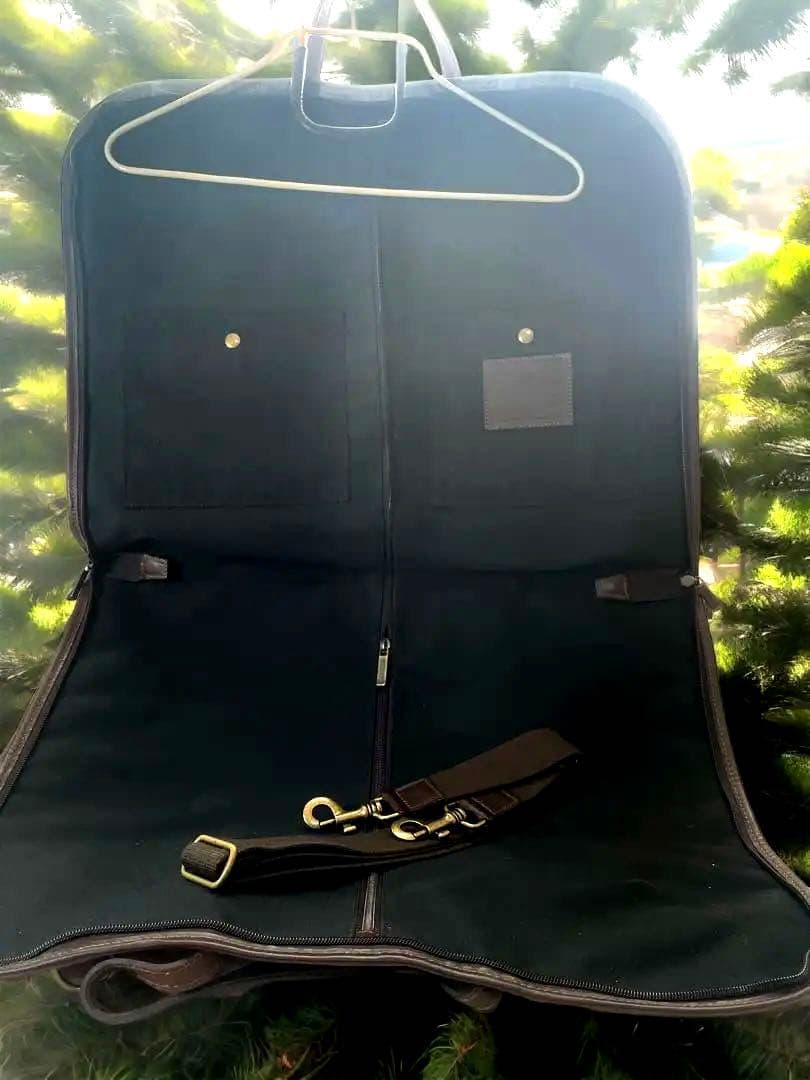 スーツケースガーメントケース　バッグ　茶系　ユニセックス