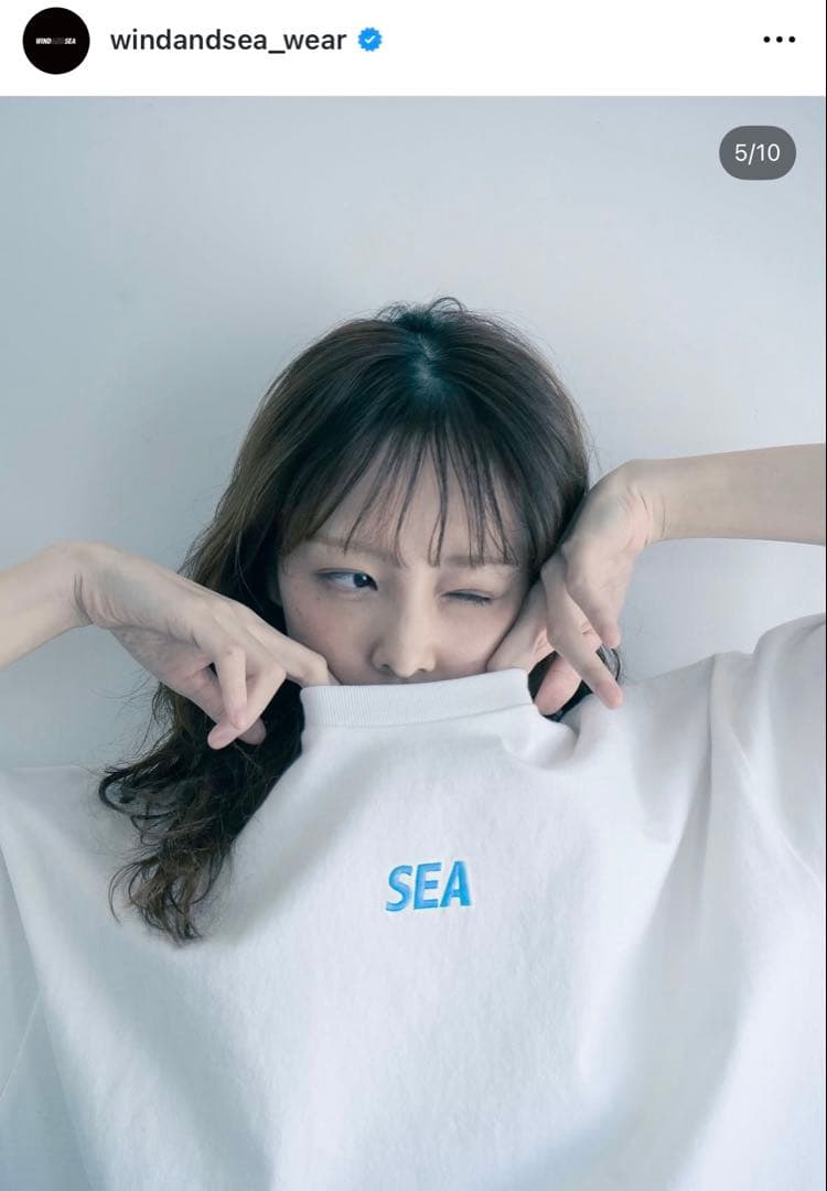 WIND AND SEA ウィンダンシー small sea logo tee