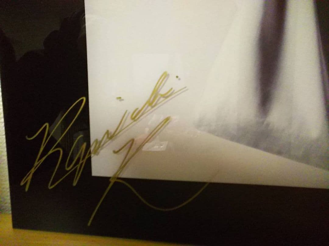 河村隆一ジャパネスク直筆サイン入り写真パネル展示会LUNA SEAルナシー当選品