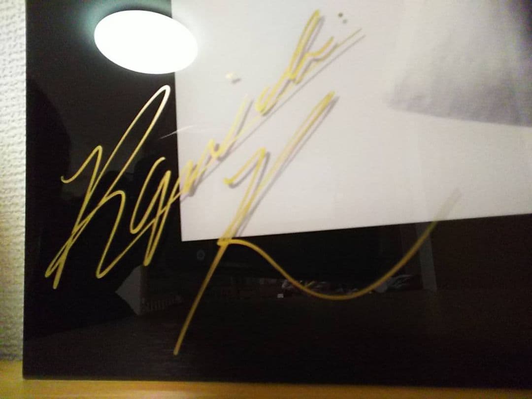 河村隆一ジャパネスク直筆サイン入り写真パネル展示会LUNA SEAルナシー当選品