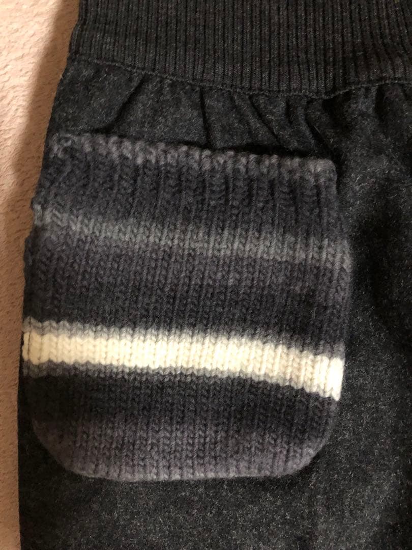 新品☆サルエルパンツ☆M.&Kyoko☆佐藤繊維☆ウール☆ウエスト64〜73㎝