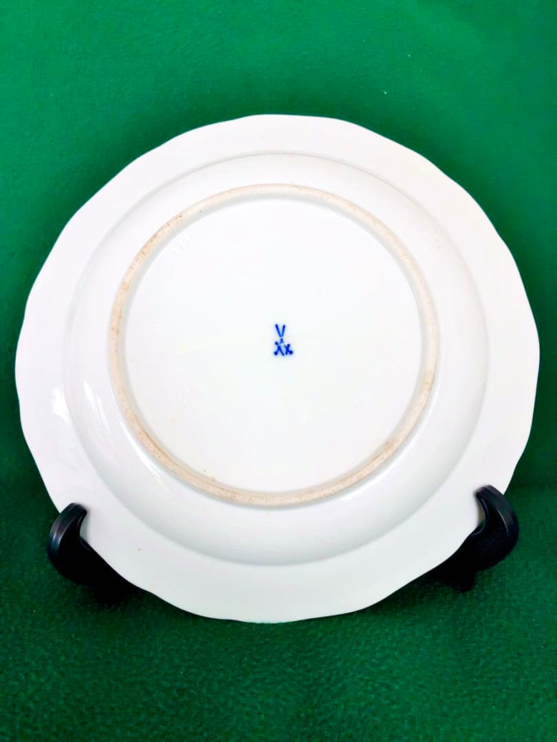 （レア)オールドマイセン古典金彩装飾絵皿