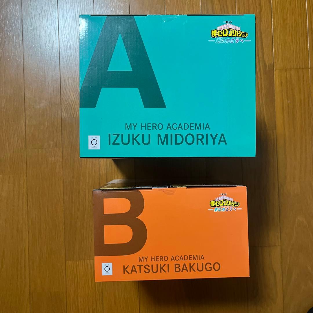 ヒロアカ　一番くじ　更に向こうへ　a賞　緑谷出久 b賞　爆豪勝己
