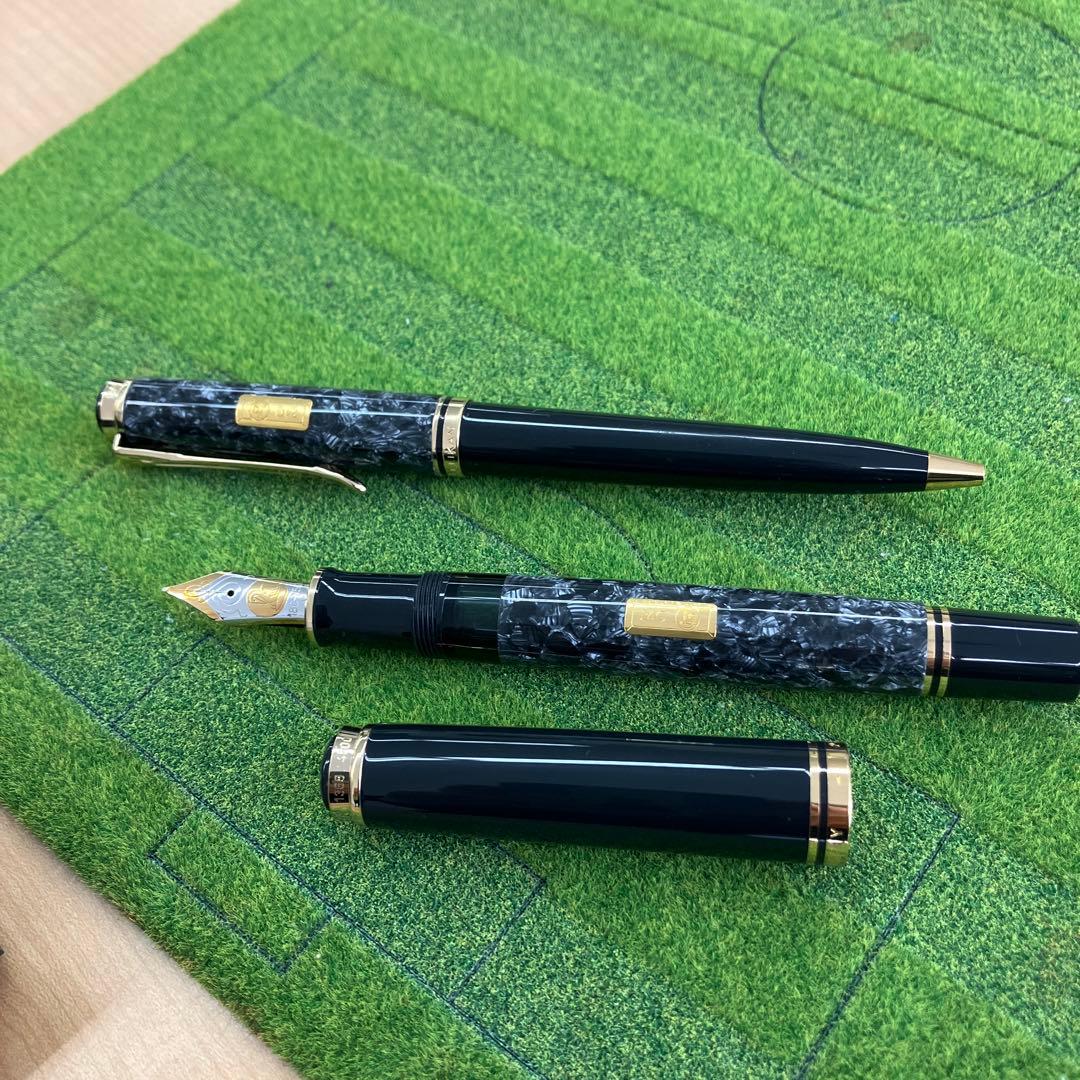 ペリカン Pelikan Wall Street 限定版 万年筆ボールペンセット