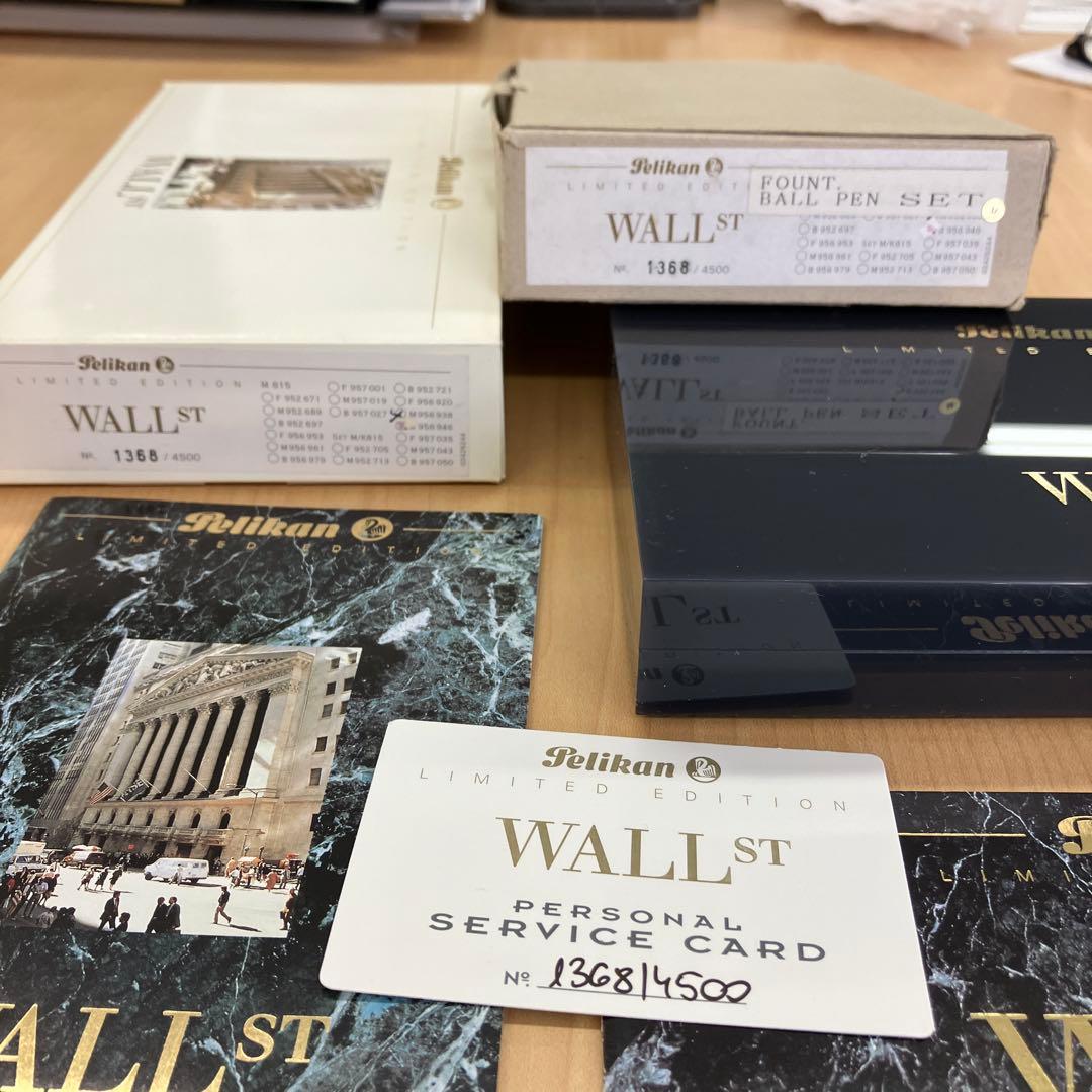 ペリカン Pelikan Wall Street 限定版 万年筆ボールペンセット