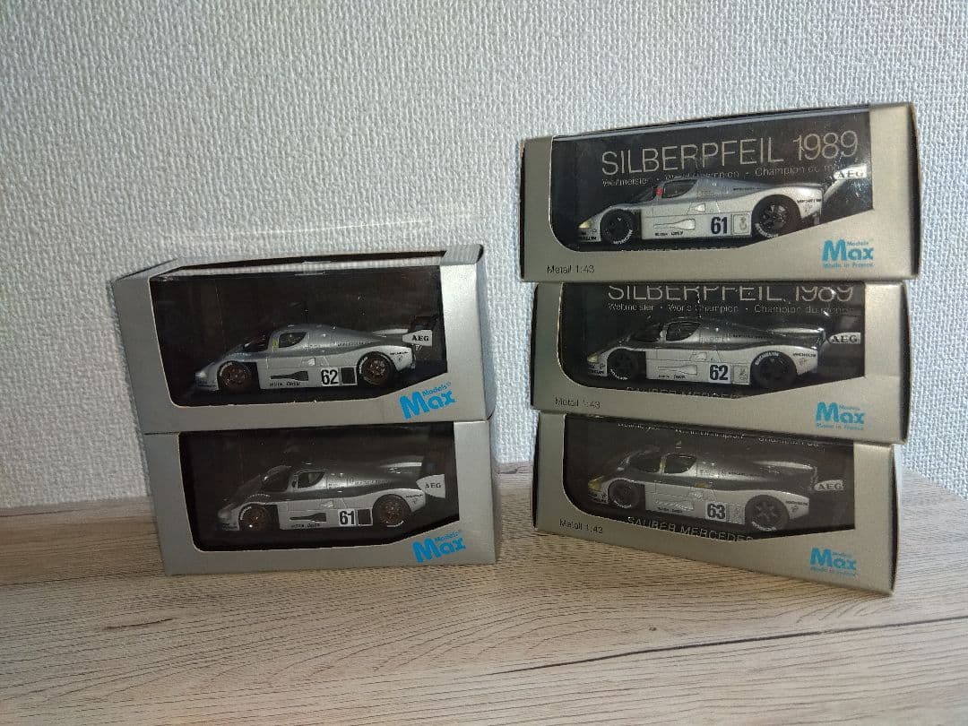 シルバーアロー 　ザウバーメルセデス　Cカー　 ミニカー　12台セット