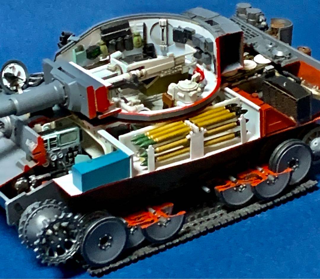 タイガー1戦車 内部再現 カットモデル1/35