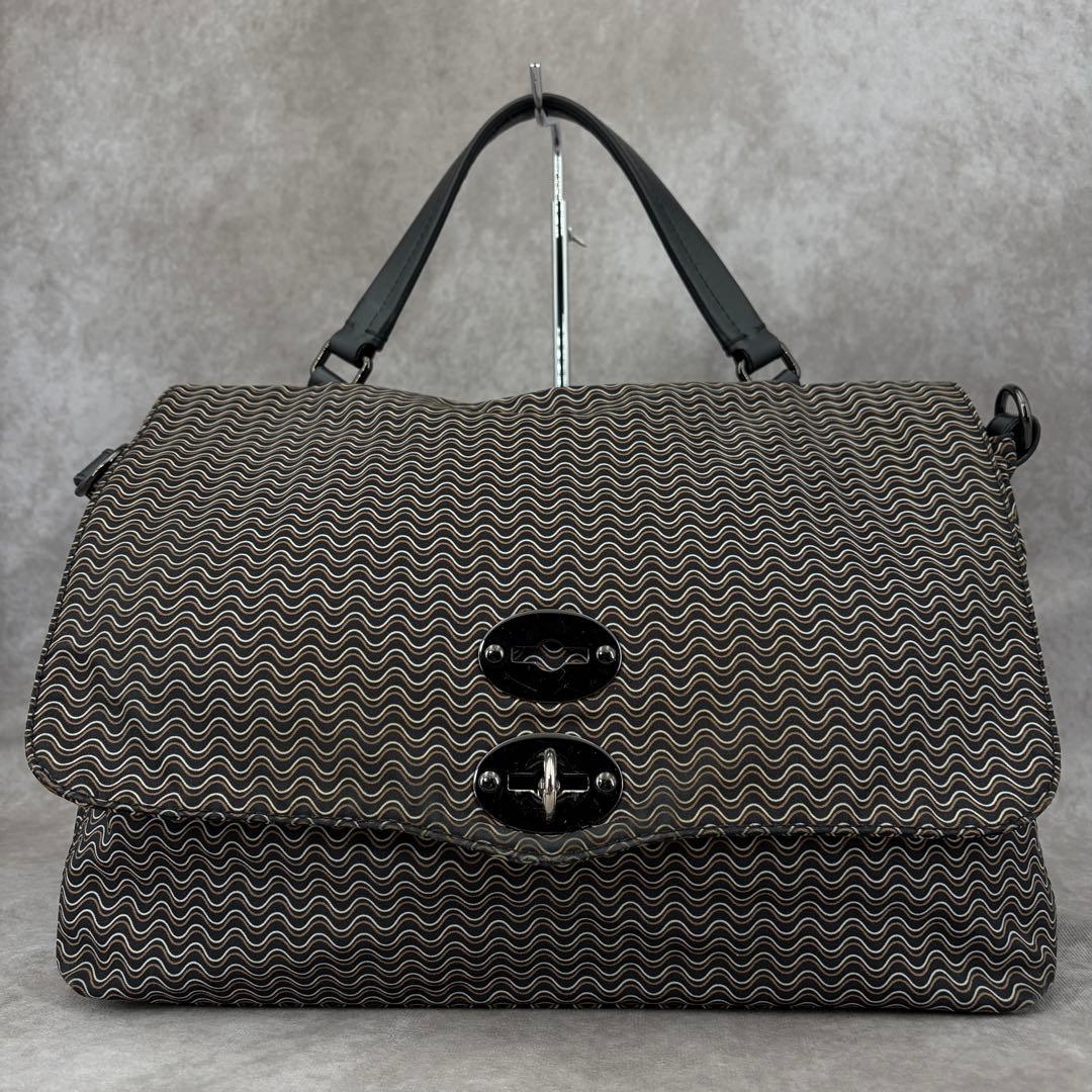 ザネラート ポスティーナ ブランディーン 2way ショルダーバッグ ブラック