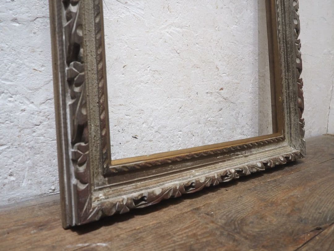 1248 レトロな額縁　P20　アートフレーム　油彩　水彩　画材　ビンテージ