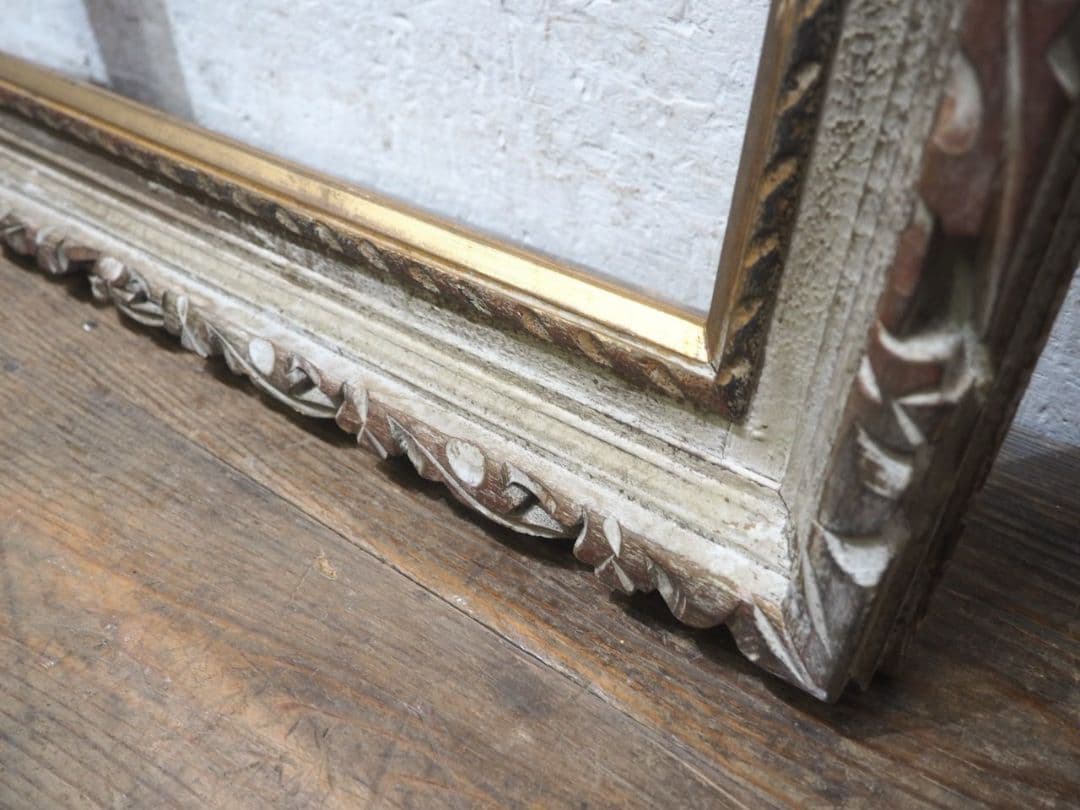 1248 レトロな額縁　P20　アートフレーム　油彩　水彩　画材　ビンテージ