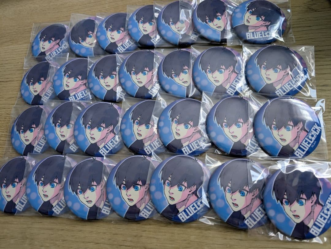 ブルーロック 潔世一 トレーディング缶バッジ 浴衣 原画 28個