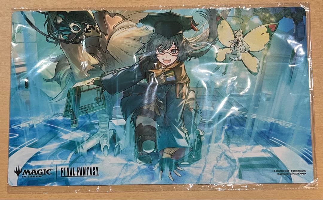 MTG FF 瞬唱の魔道士 限定プレイマット マジックリーグ