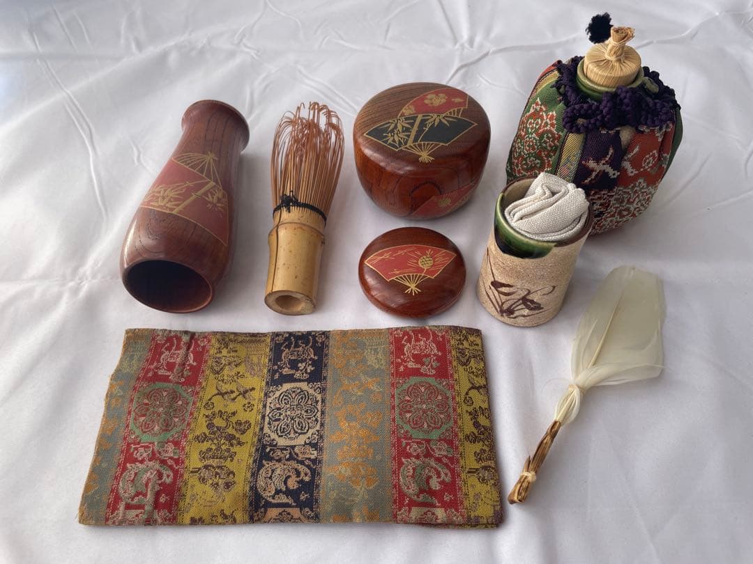 溜塗 茶箱 美品 茶道具 送料込