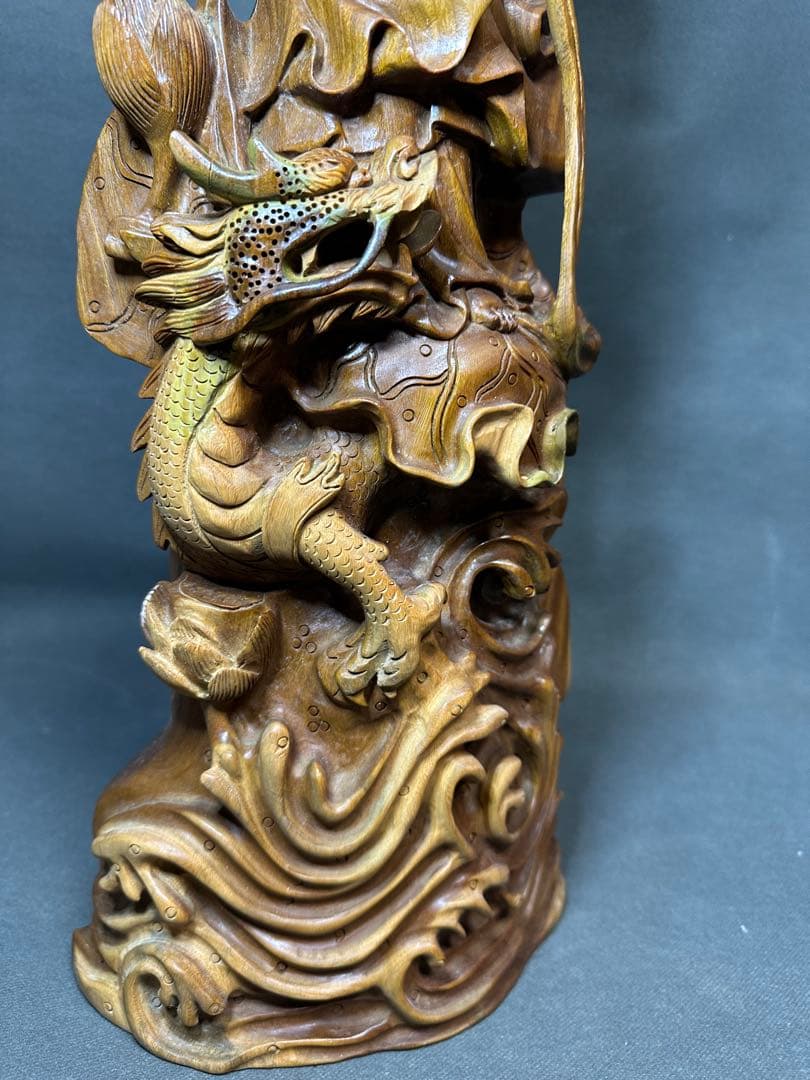 绿檀　白檀　観音　木彫り　仏教美術　仏像 骨董 木像　木製　仏教　密教　置物