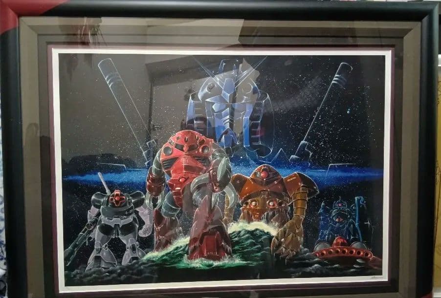 証明書有★大河原邦男★版画★機動戦士ガンダム2哀・戦士編より　シルクスクリーン