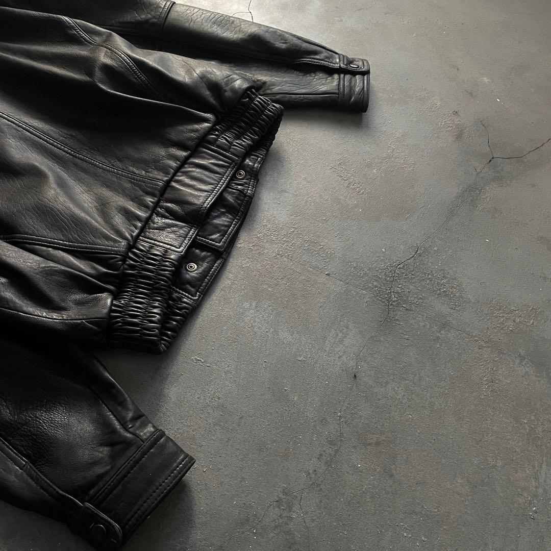 A-2“Wind shield“羊革“短丈“bomber jacket