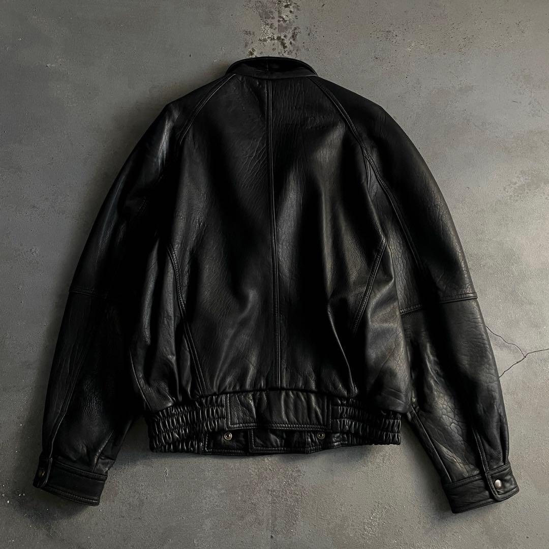 A-2“Wind shield“羊革“短丈“bomber jacket