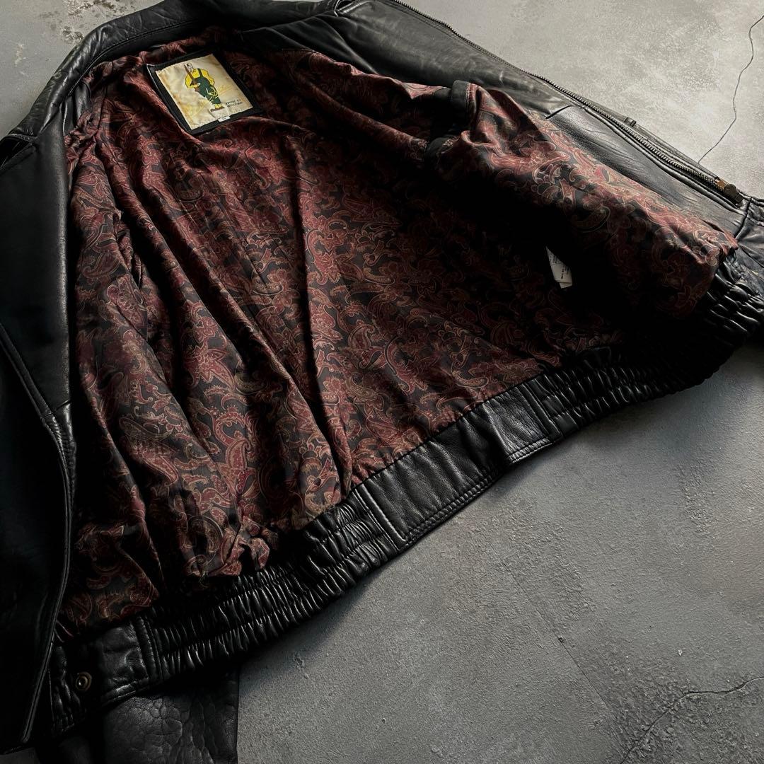 A-2“Wind shield“羊革“短丈“bomber jacket