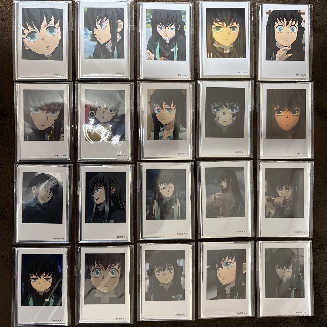 鬼滅の刃 柱カフェ 時透無一郎 ランダムチェキ風ブロマイド ノーマル コンプ