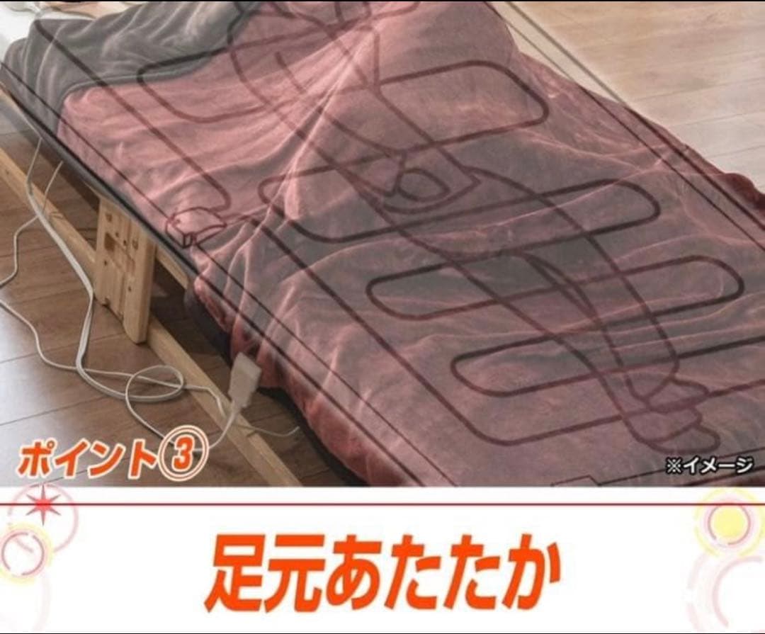 新品未使用 YAMAZEN 洗えるふんわりあったか電気毛布 タイマー付 シングル