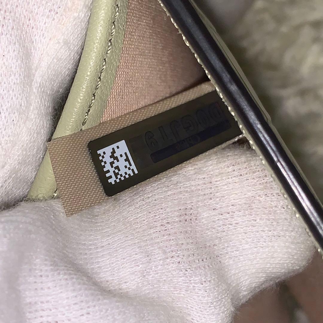 美品✨Chloe クロエ トリフォールド c金具 クロコ型押しレザー 三つ折り