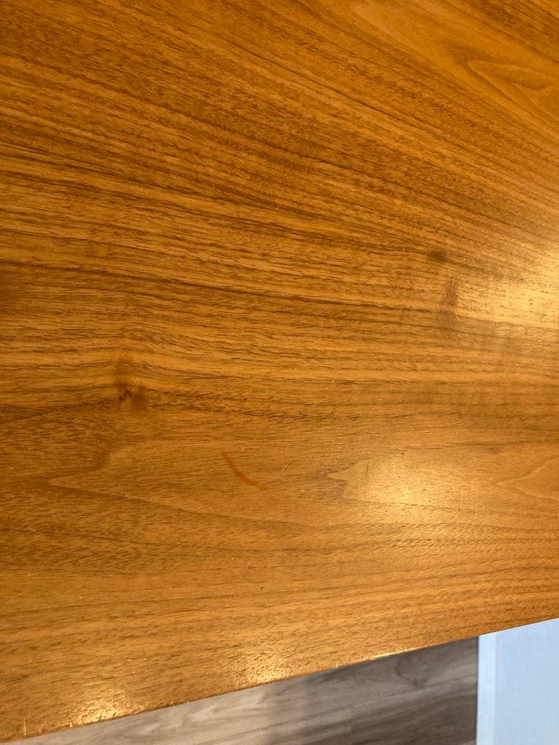 NOCE モダン 木製 ダイニングテーブル ブラウンウォールナット