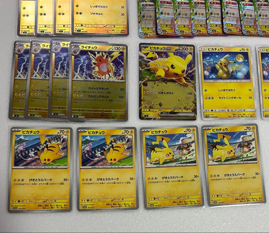 ピカチュウ・ライチュウカードセット