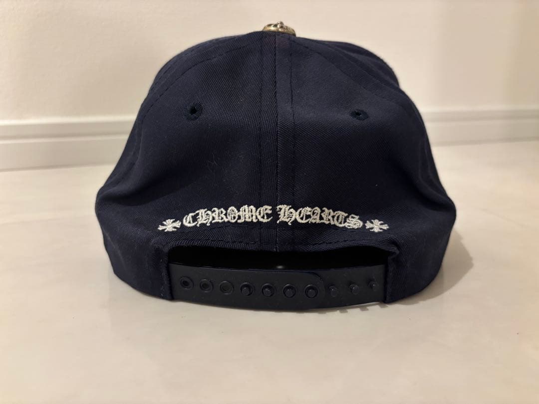 CHROME HEARTS キャップ　ネイビー