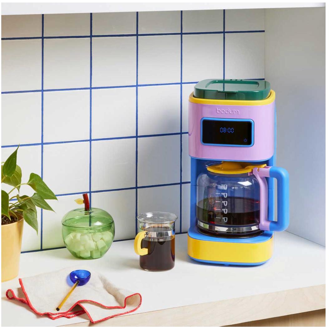 【 新品 未使用 】Bodum コーヒーメーカー ブルーマルチ 12カップ用