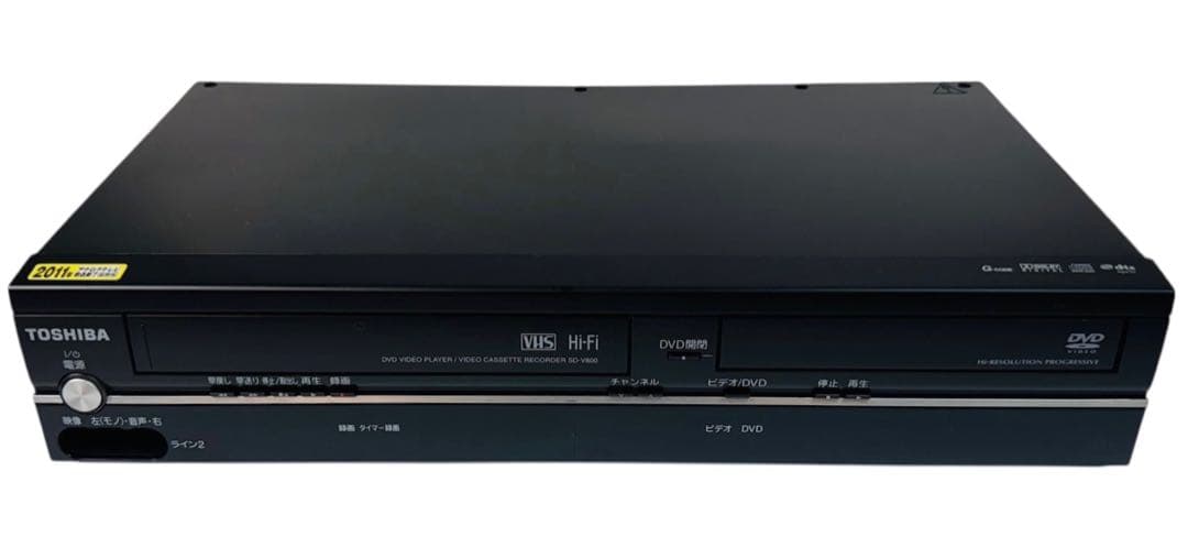東芝 VTR一体型DVDプレーヤー (VHSビデオ/DVD) SD-V800