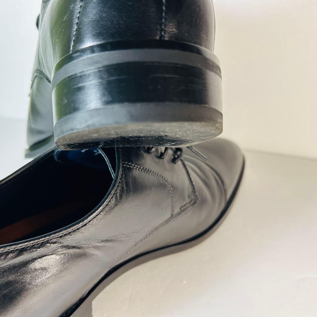 【美品】COLEHAAN コールハーン黒レザー　シューズ ストレートチップ