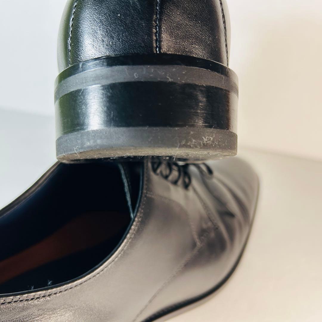 【美品】COLEHAAN コールハーン黒レザー　シューズ ストレートチップ