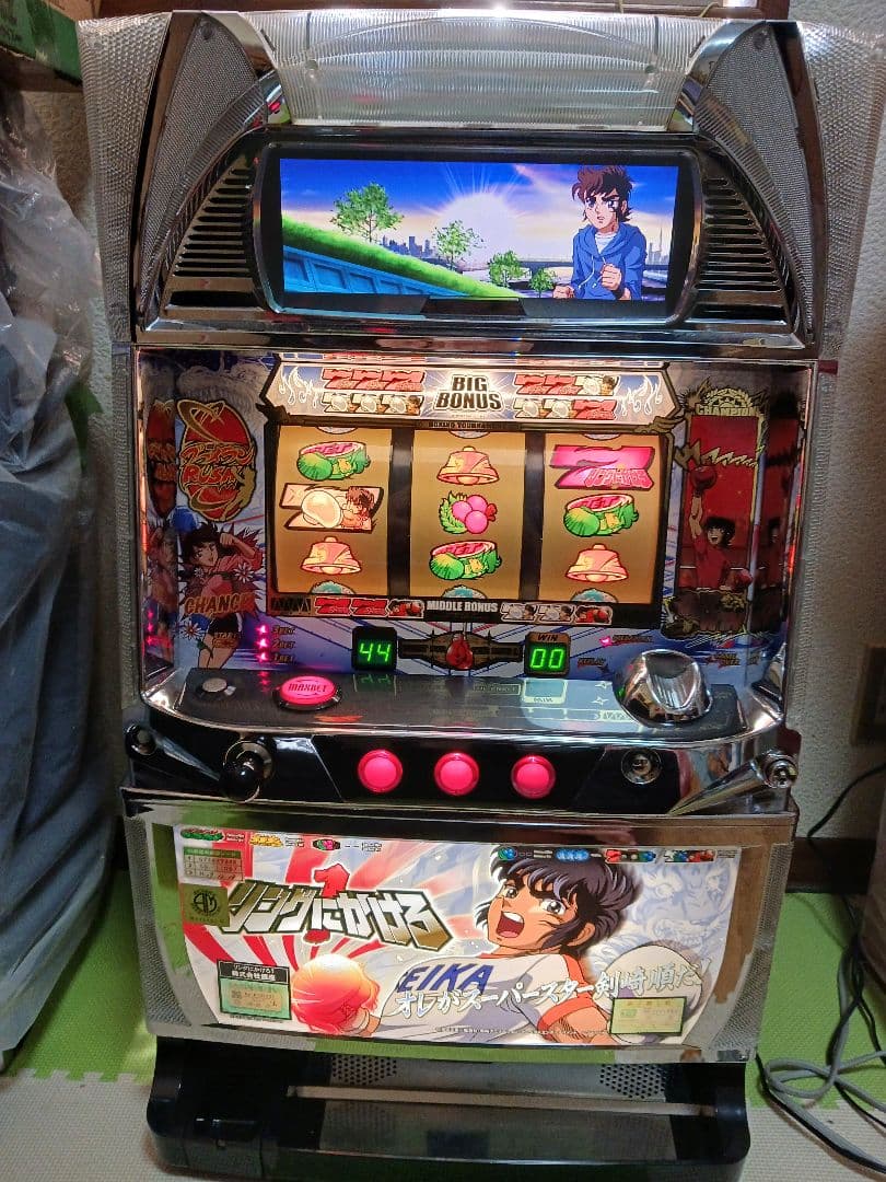 初代 リングにかけろ マキシマムホワイトパネル　パチスロ 実機 5号機 剣崎