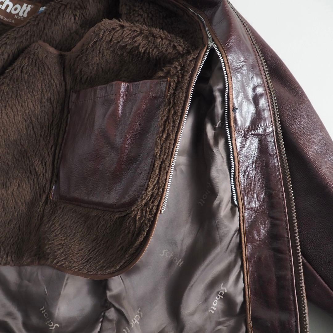 Schott　641VS　size38　レザージャケット　シングルライダース