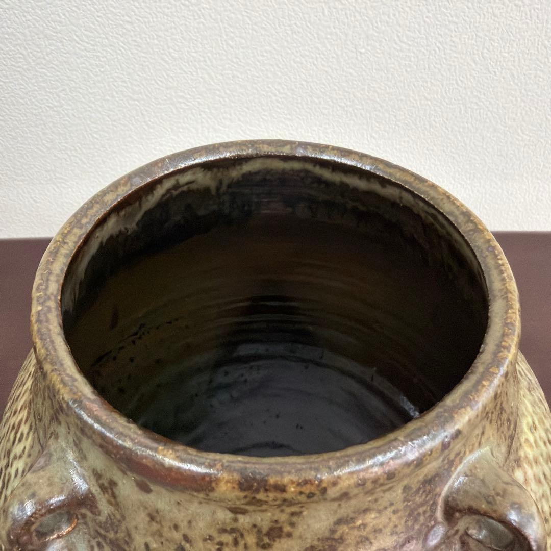 島岡達三　代表的作品　人間国宝　縄文象嵌　壺