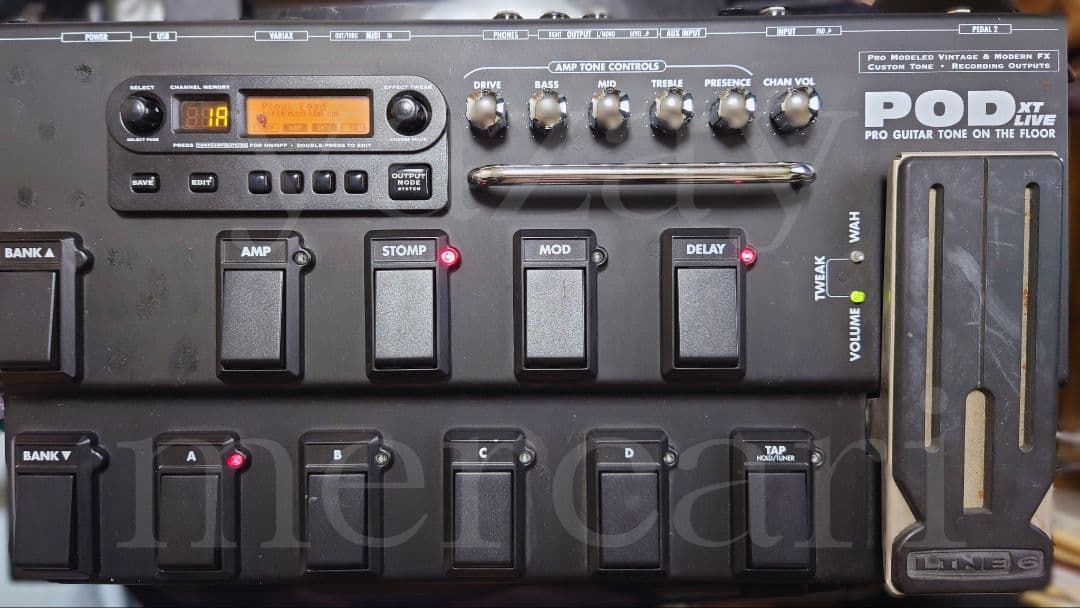 LINE6 POD XT LIVE マルチエフェクター アンプシミュレーター