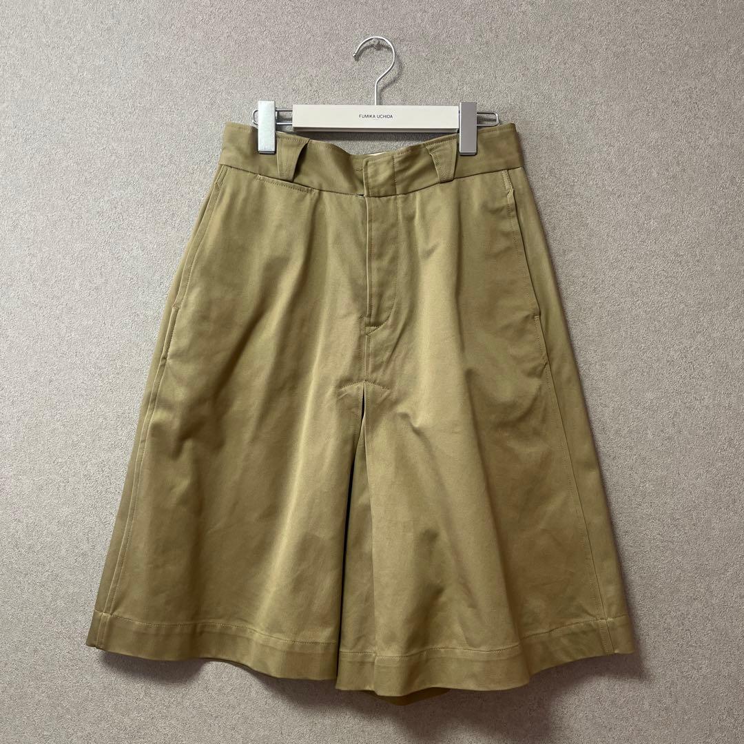 フミカウチダ　チノキュロット　パンツfumika uchida 2025ss