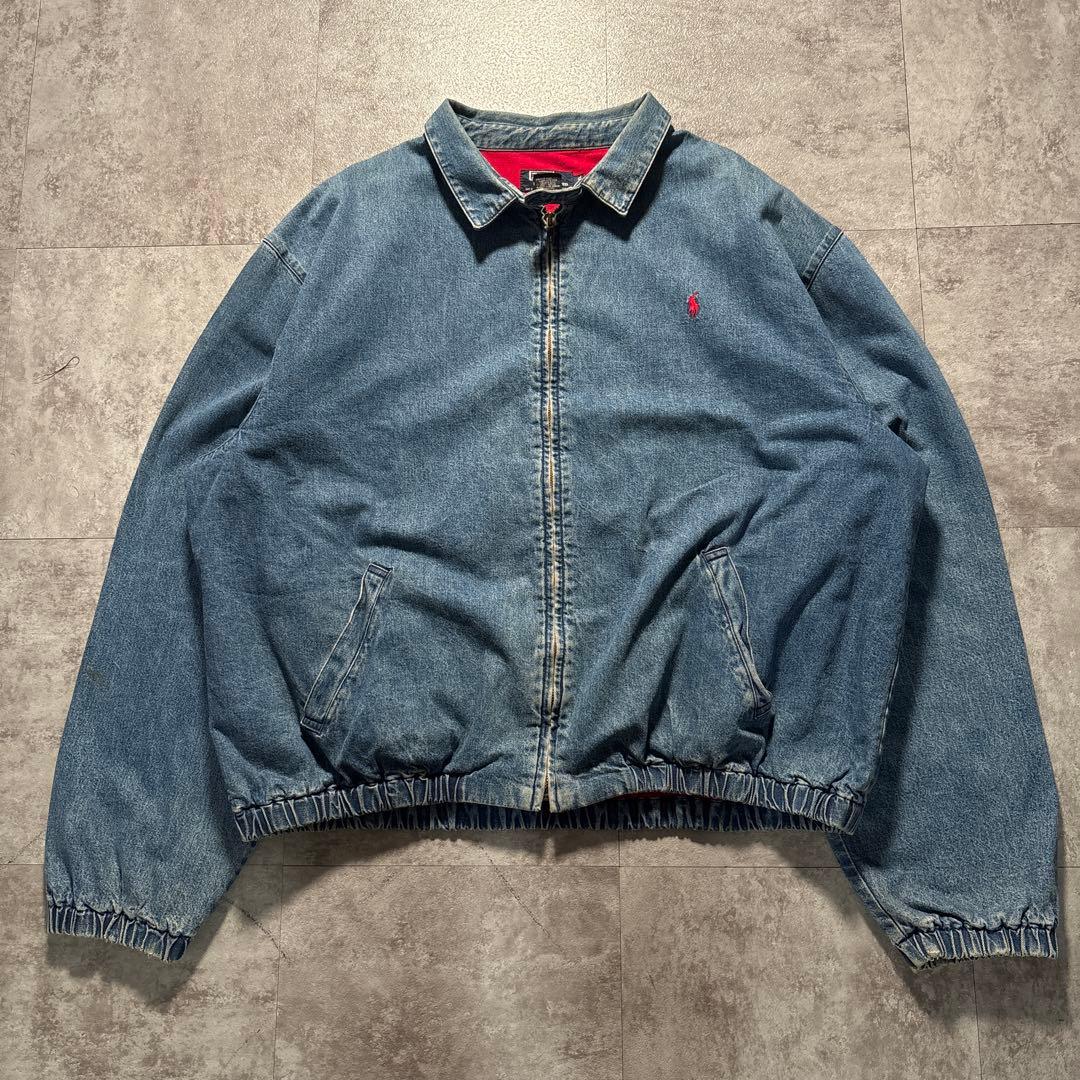 USA製❣️80s Ralph Lauren denim swing top