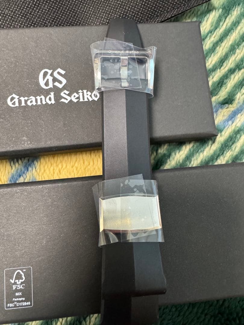 Grand Seiko ラバーベルト ブラック　かん幅22mm新品