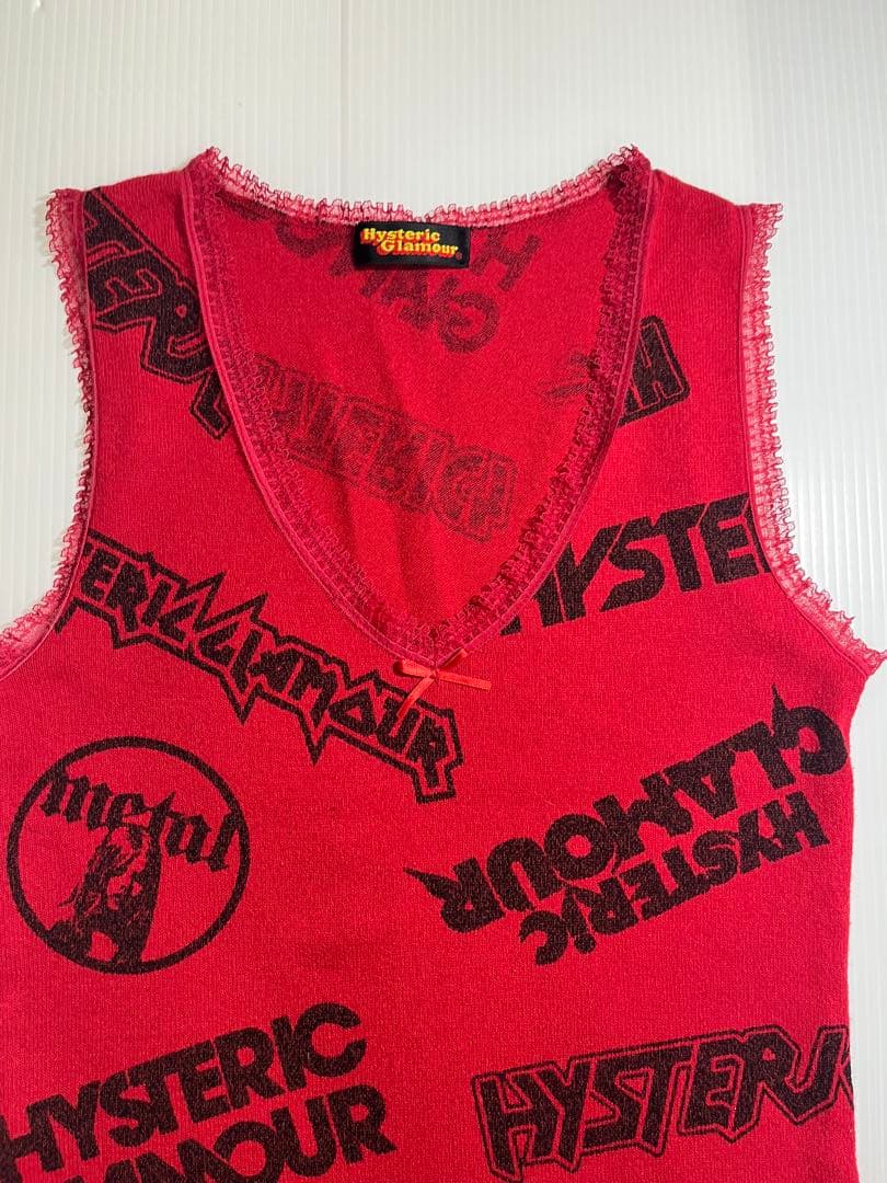 セール中　ヒステリックグラマー　ヒスガール　トップス　タンクトップ　マルチ　ロゴ