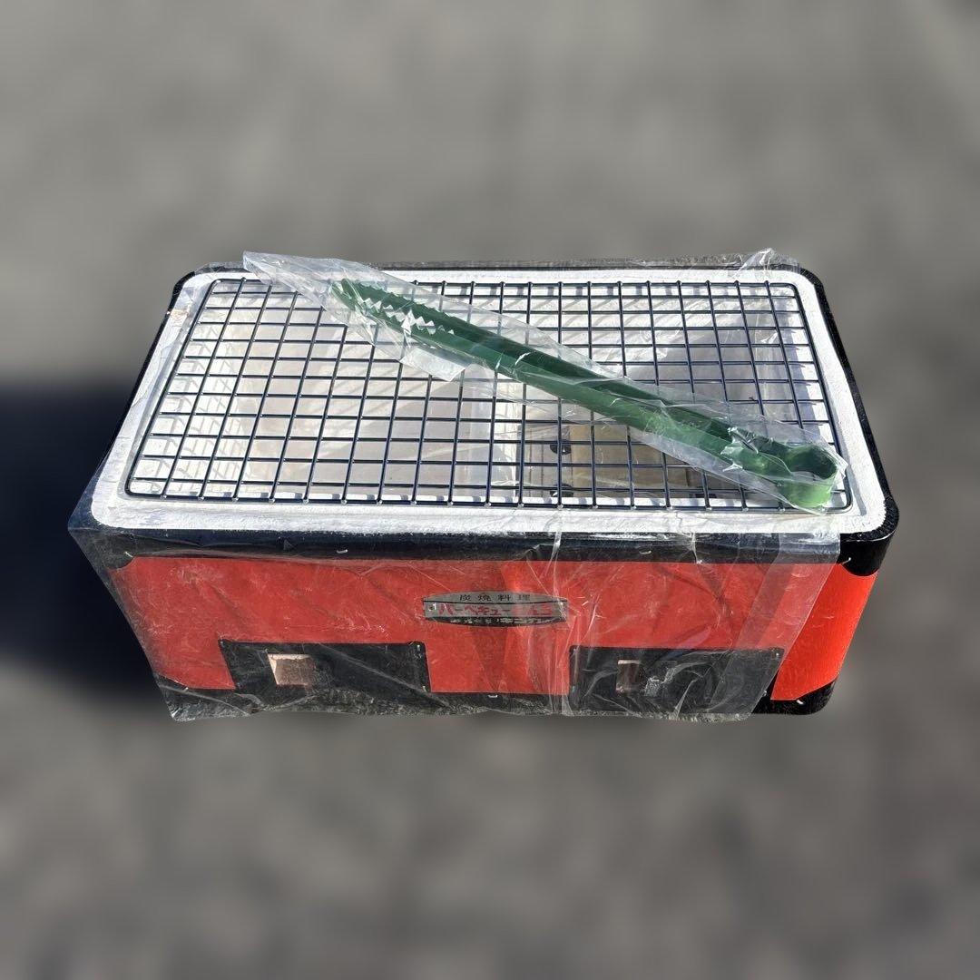 【未使用】　キンカ　バーベキューコンロ　角型七輪