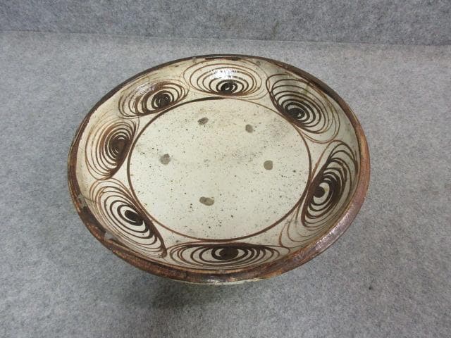 瀬戸焼馬の目皿 [B25498]