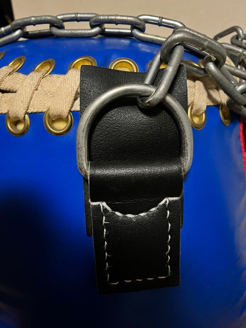 Winning ウイニング　タイミングバッグ　サンドバッグ 赤/青 チェーン付き