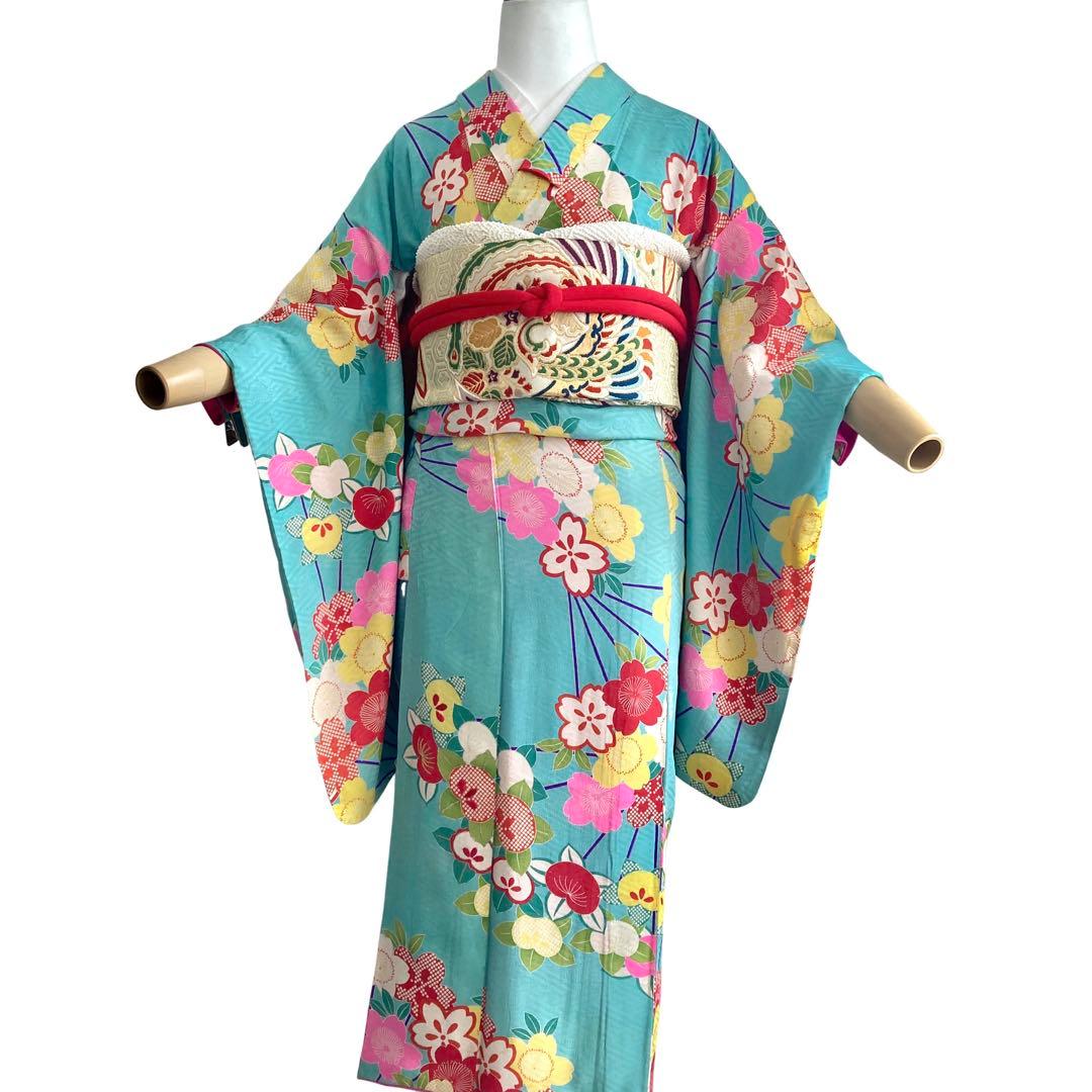 アンティーク　女の子　子供着物　ジュニア　アンティーク着物　袴　七五三　NO2