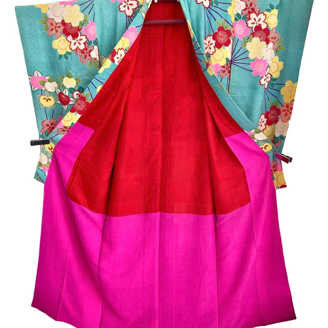 アンティーク　女の子　子供着物　ジュニア　アンティーク着物　袴　七五三　NO2