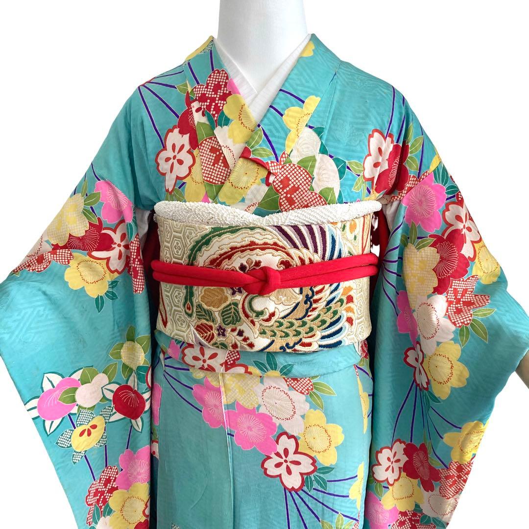 アンティーク　女の子　子供着物　ジュニア　アンティーク着物　袴　七五三　NO2