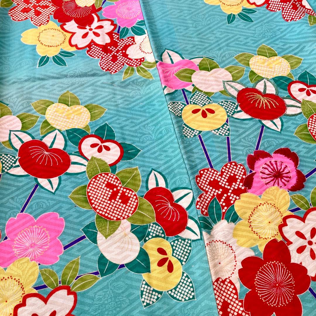 アンティーク　女の子　子供着物　ジュニア　アンティーク着物　袴　七五三　NO2