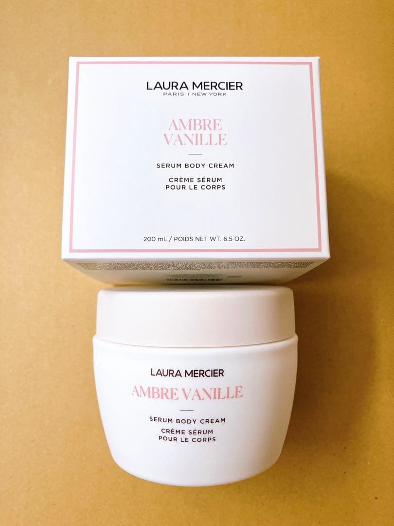 新品 ローラメルシエ ボディクリーム アンバーバニラ 200ml