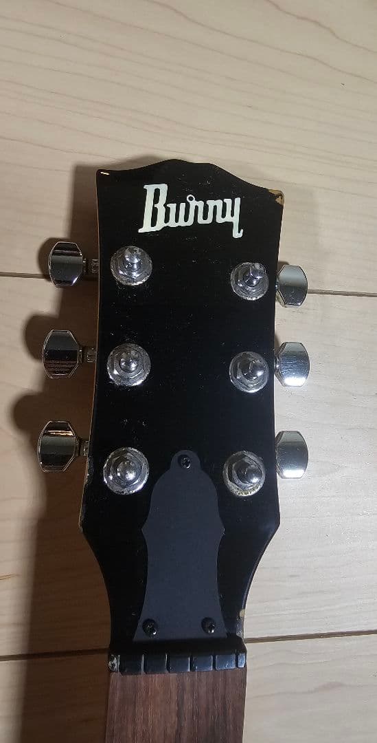 Burny レスポールタイプ エレキギター シルバー