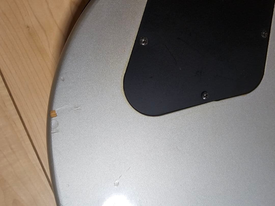 Burny レスポールタイプ エレキギター シルバー